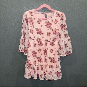 Girls Pink Size 4/5 XS Flower Dress